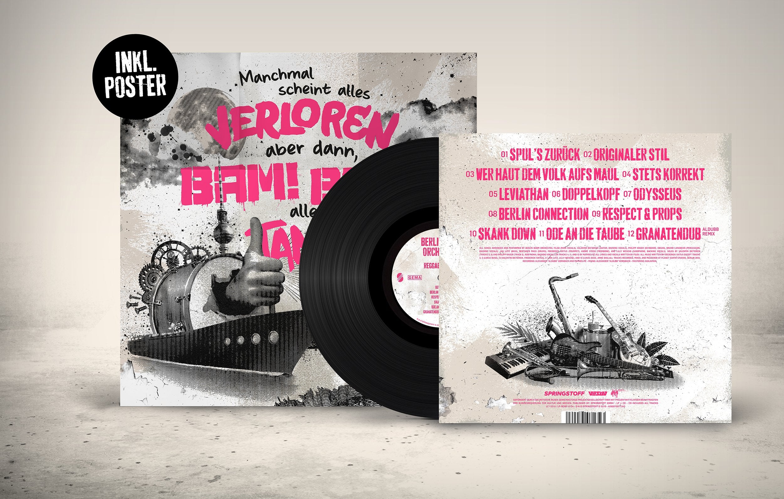 ☆O Flava Psi☆ R&B G-rap Berlin Boom Orchestra - Reggae Punks (CD / VINYL) – SPRINGSTOFF